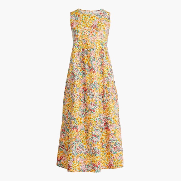 J. Crew Dresses & Skirts - NWT J. Crew mixed floral tiered midi dress sz 6